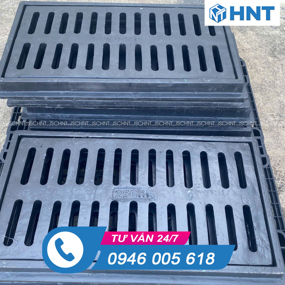 Bộ Song Chắn Rác Composite Có Khung